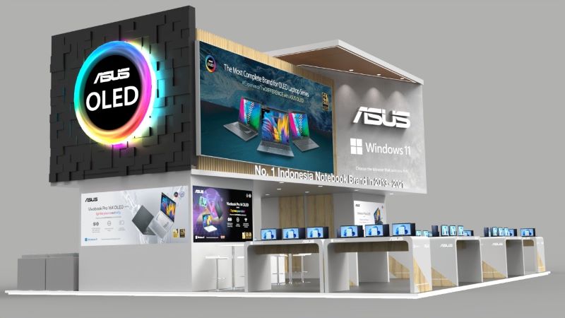 Booth ASUS di Indocomtech 2022