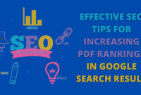 Effective SEO Tips For Increasing PDF Rankings In Google Search Result