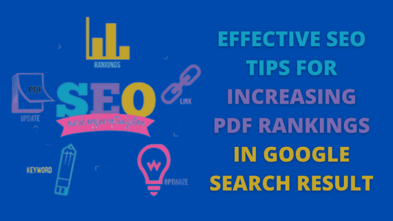 Effective SEO Tips For Increasing PDF Rankings In Google Search Result