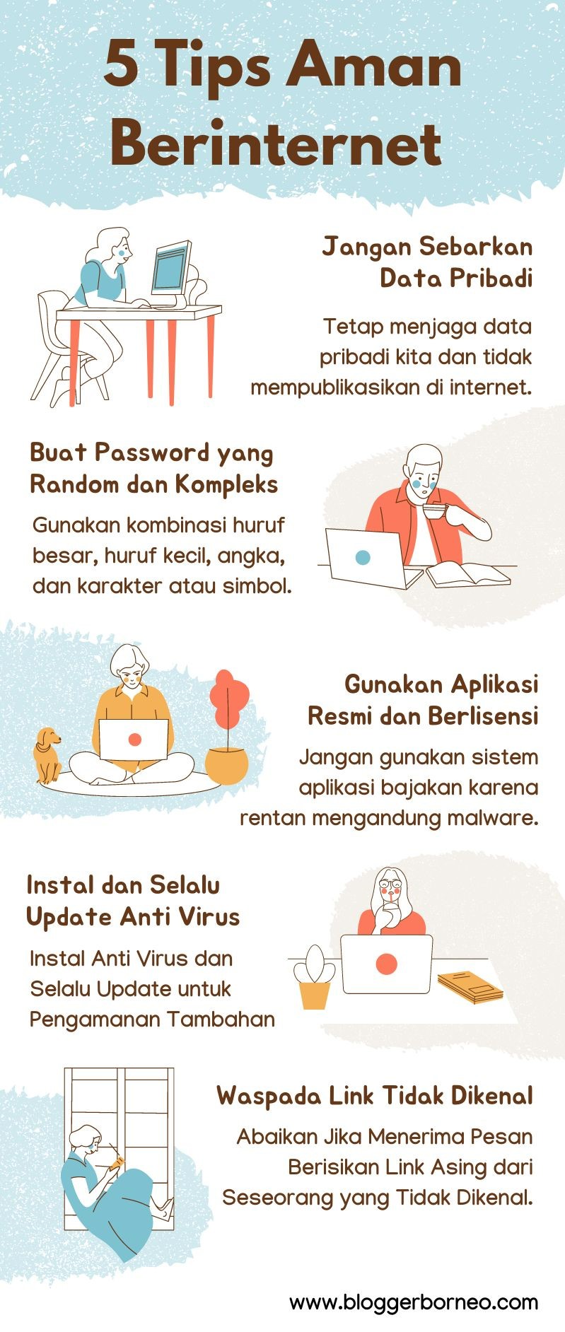 5 Tips Aman Berinternet