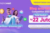 Lomba Blog dan Kontes SEO NanoVest Berhadiah Total 22 Juta Rupiah