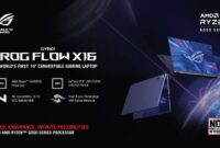 ASUS ROG Flow X16, Laptop Gaming 16-inci Paling Fleksibel