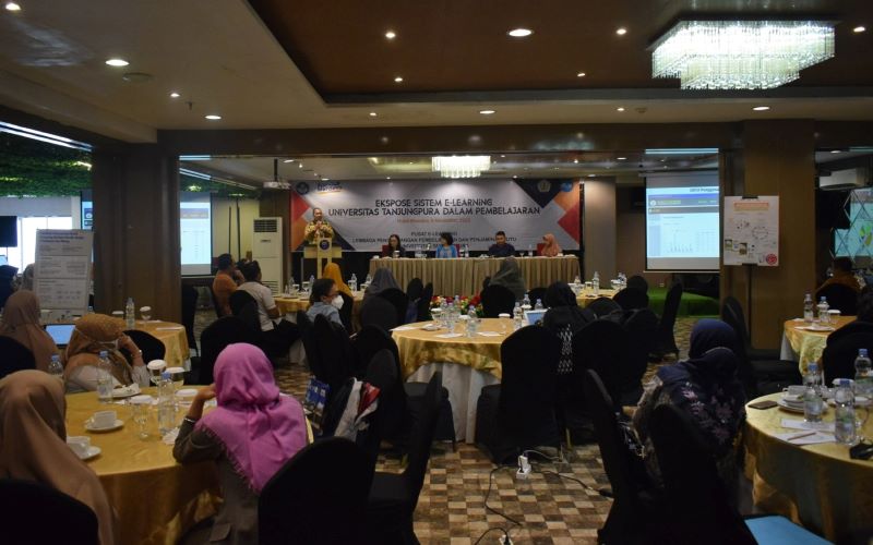 Expose Sistem E-Learning UNTAN dalam Pembelajaran