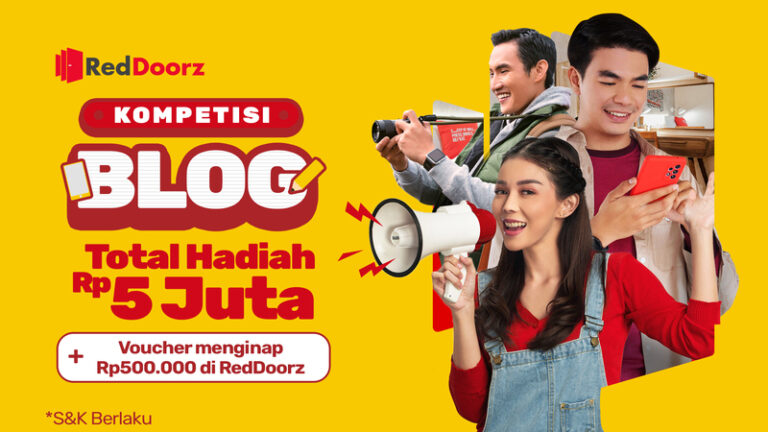 Lomba Blog RedDoorz Terbaru Berhadiah Total 5 Juta + Voucher Menginap