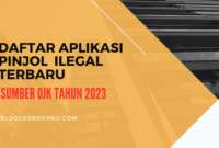 Daftar Aplikasi Pinjol Ilegal Terbaru 2023 Versi OJK