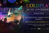 Khusus Warga Pontianak, Tiket Konser Coldplay Jakarta Bisa Didapat Dengan Cara Ini