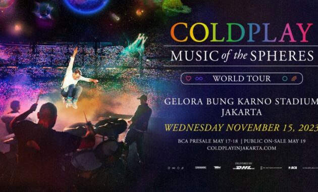 Khusus Warga Pontianak, Tiket Konser Coldplay Jakarta Bisa Didapat Dengan Cara Ini