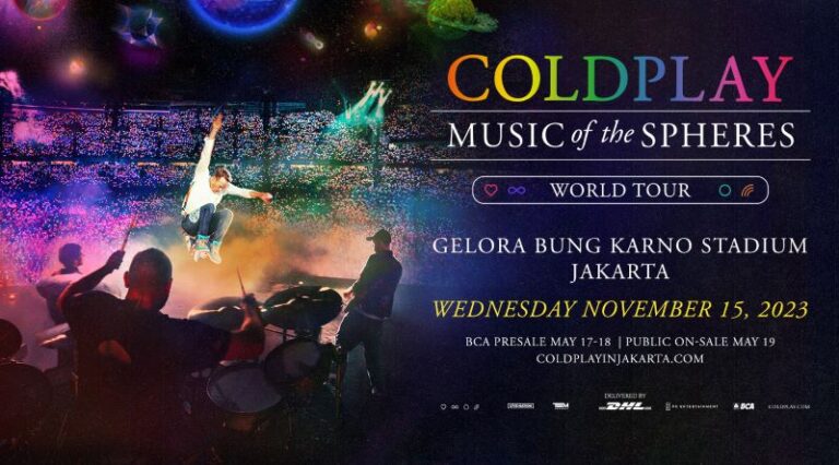 Khusus Warga Pontianak, Tiket Konser Coldplay Jakarta Bisa Didapat Dengan Cara Ini