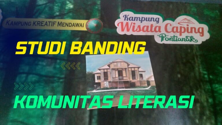 Rumah Baca Hafizh Kubu Raya Ikuti Studi Banding Komunitas Literasi 2023