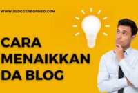 Menaikkan DA Blog Secara Cepat dalam Waktu Singkat, Apakah Bisa?