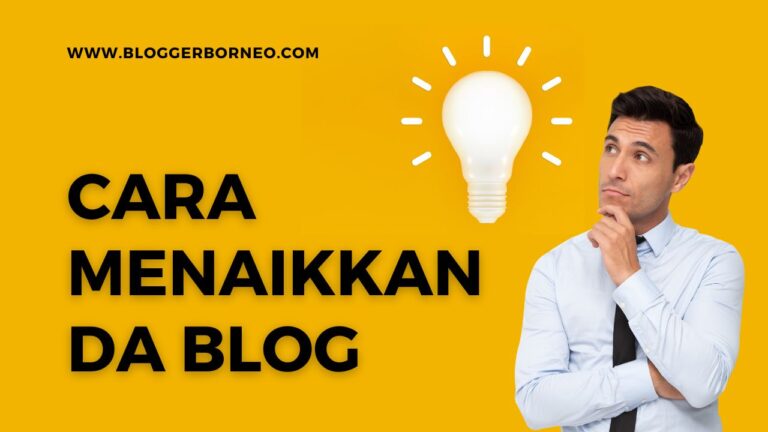Menaikkan DA Blog Secara Cepat dalam Waktu Singkat, Apakah Bisa?