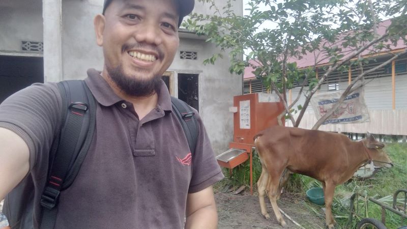 Blogger Borneo Meliput di Lokasi Tebar Hewan Kurban Dompet Dhuafa 1444 H di Kubu Raya