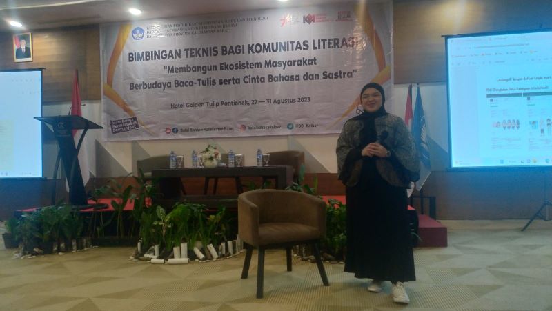 Sisifafaa Menjadi Narasumber Bimtek Literasi Komunitas 2023