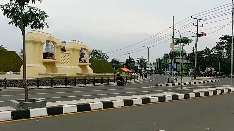 Patung Singa Pertigaan Palbapang