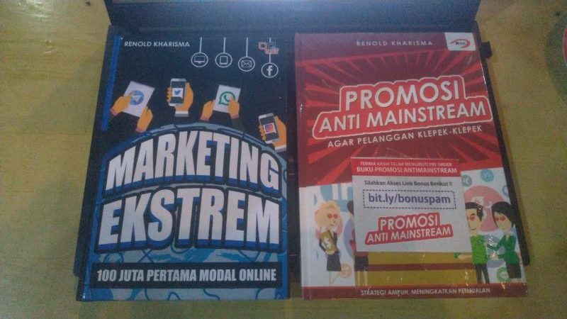 Buku Marketing Ekstrem dan Promosi Anti Mainstream