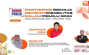Talkshow Ruang Publik KBR: Partisipasi Remaja dengan Disabilitas dalam Pemilu 2024