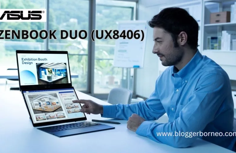 Laptop Dua Layar OLED Terbaik ASUS Zenbook Duo UX8406