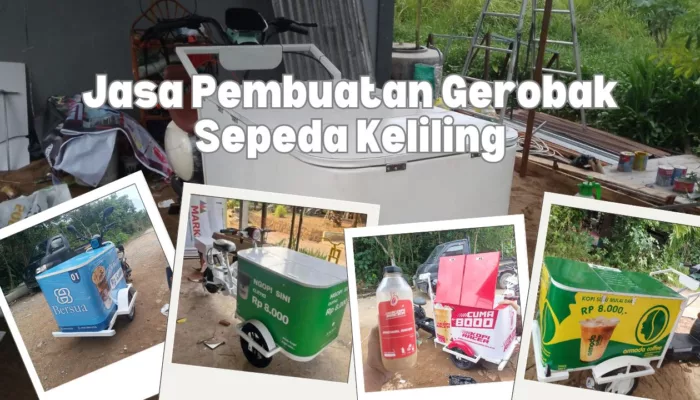 Jasa Pembuatan Gerobak Keliling Menggunakan Sepeda Listrik