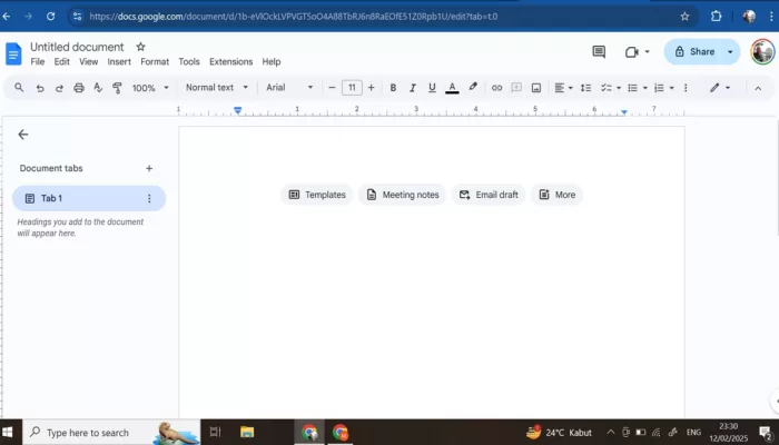 Tutorial Menggunakan Google Docs untuk Tingkatan Dasar