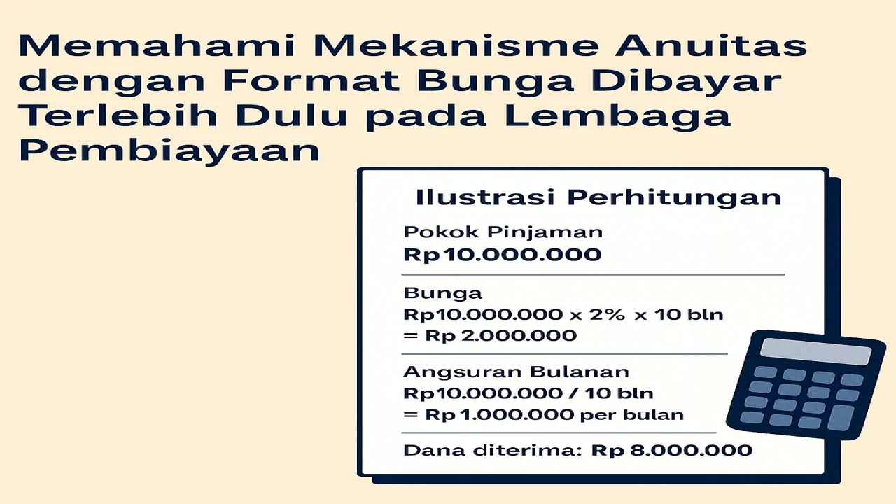 Mekanisme Anuitas Bunga Dibayar di Awal