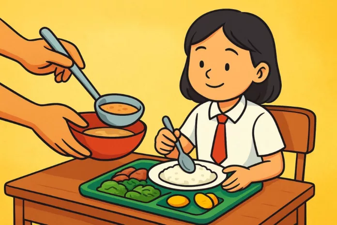 Ilustrasi Program Makan Bergizi Gratis MBG