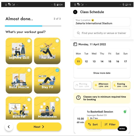 Fitur Menu Aplikasi StrongBee