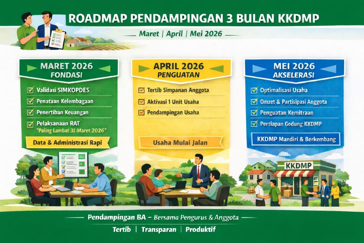 Roadmap Pendampingan Business Assistant Koperasi Merah Putih 2026