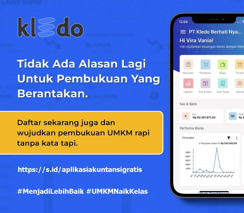 Aplikasi Akuntansi Gratis Kledo
