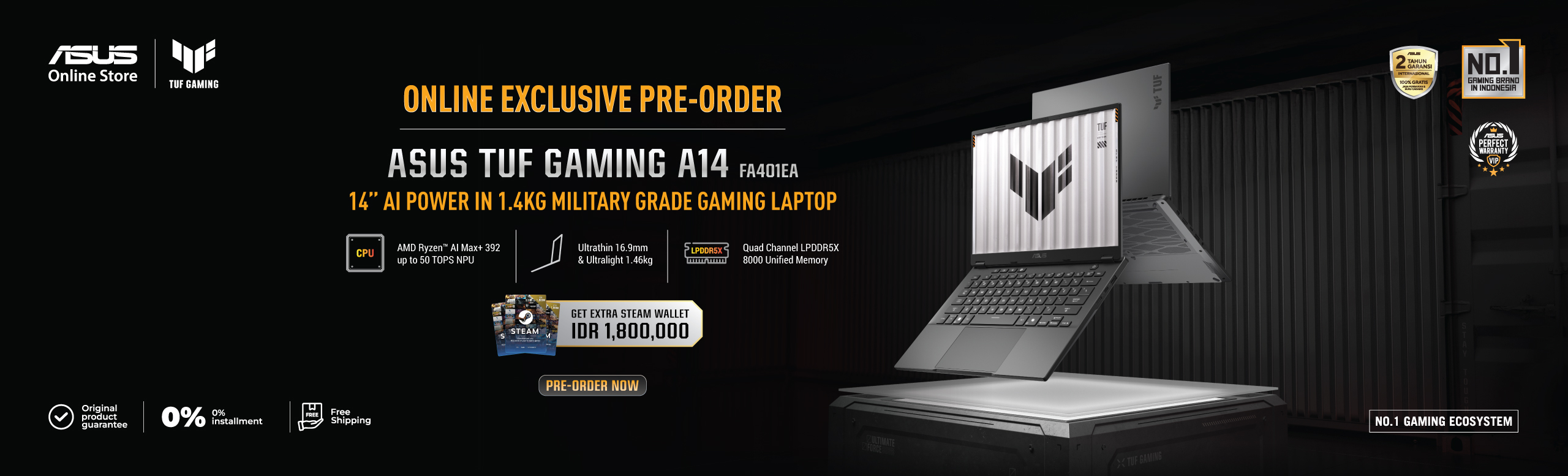 Online Exclusive PO ASUS TUF Gaming 2026