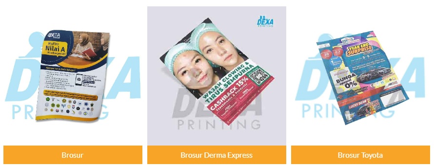 Contoh Brosur Percetakan Bandung