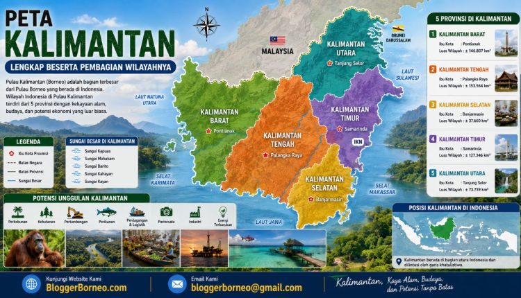 Peta Kalimantan