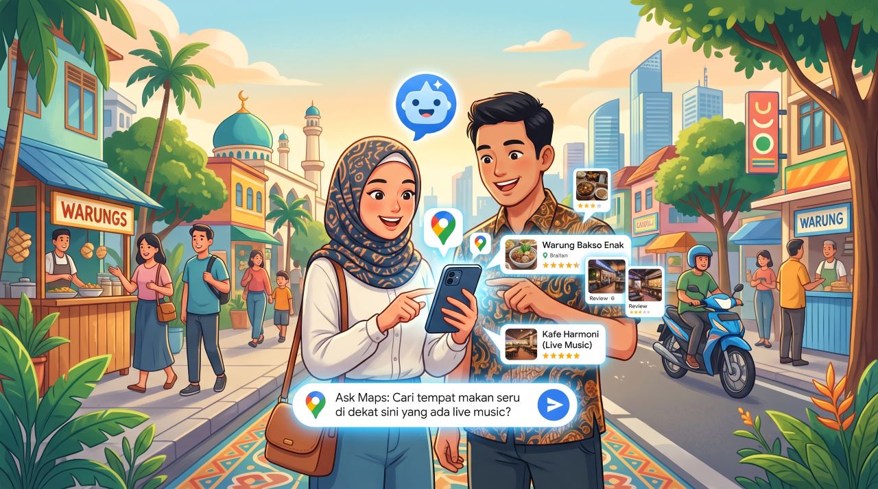 Fitur Ask Maps Google