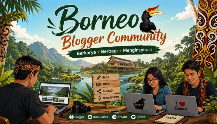 Ilustrasi Borneo Blogger Community