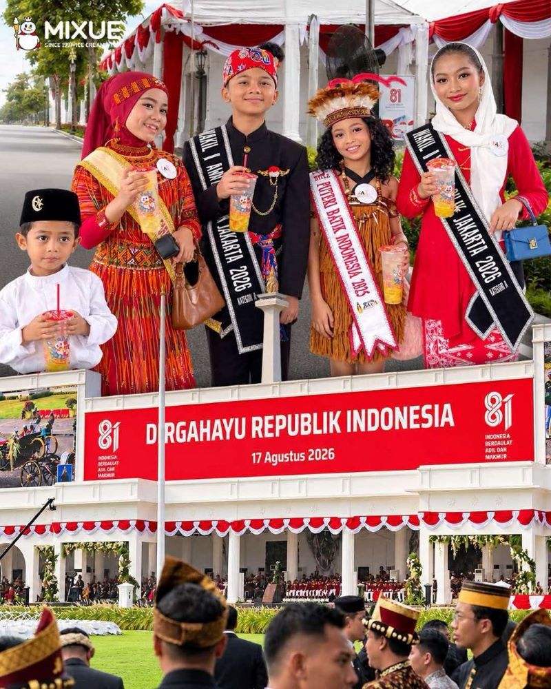 Mixue Turut Peringati Hari Kemerdekaan ke-81 Republik Indonesia