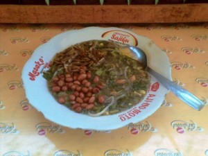 Penampakan Bubur Pedas Makanan Khas Pontianak