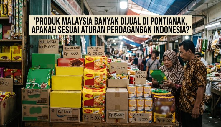 Produk Malaysia Dijual di Kalimantan Barat