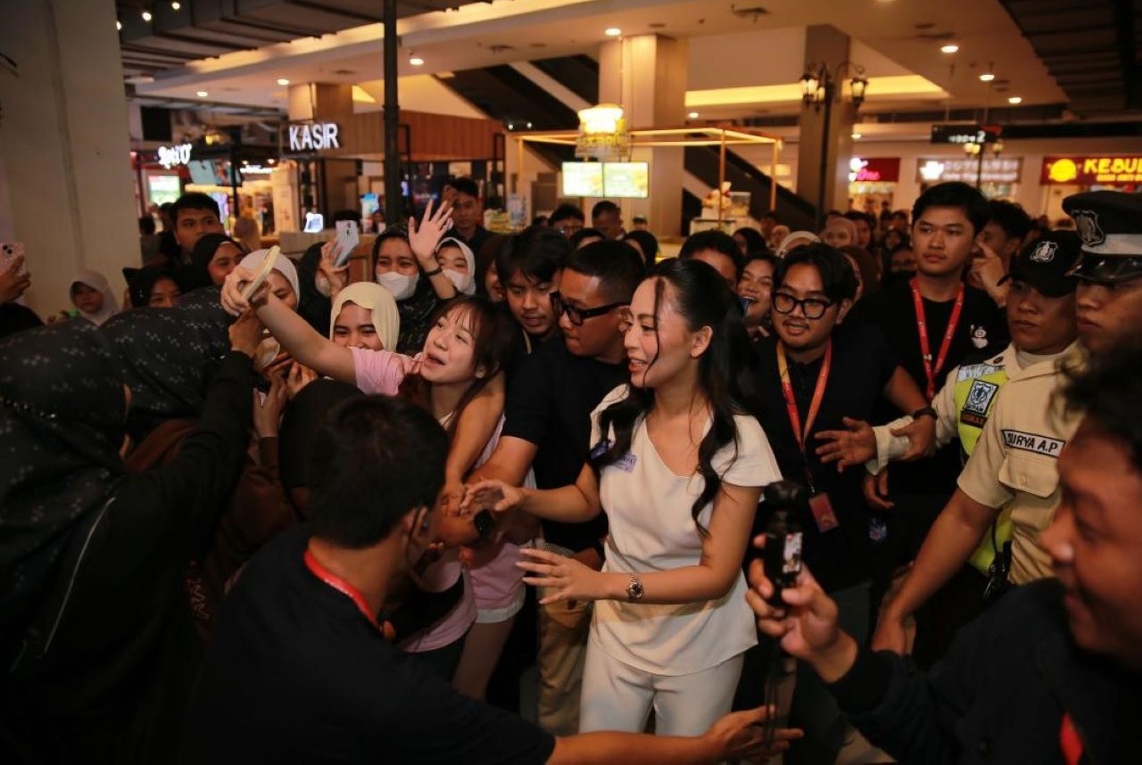 Suasana Rilis Program Manajer Sehari Mixue