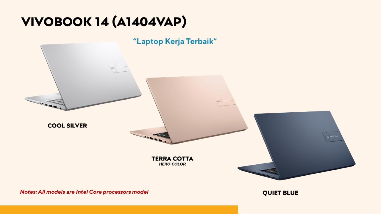Warna Pilihan Vivobook 14 A1404VAP