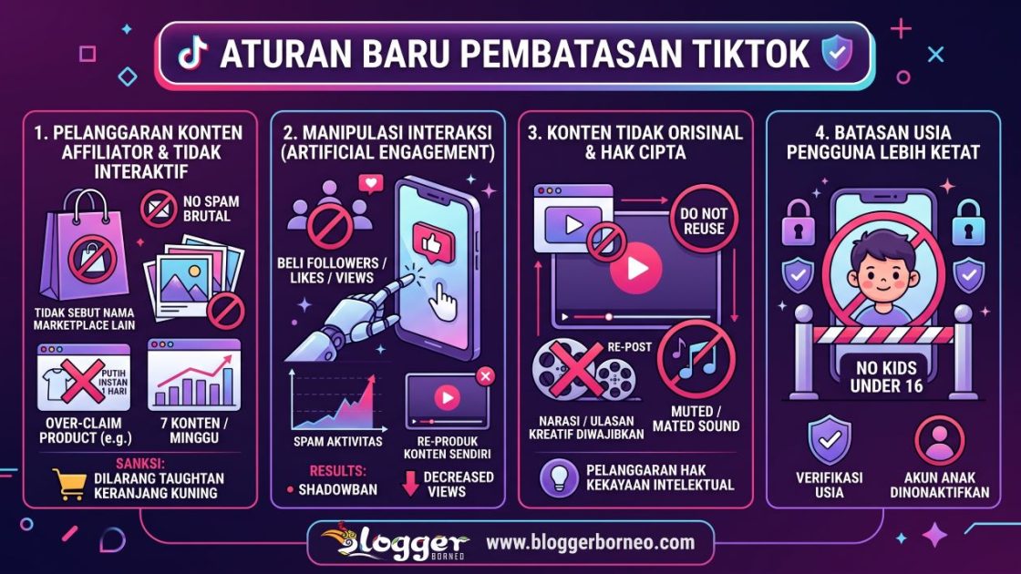 Aturan Baru Pembatasan TikTok