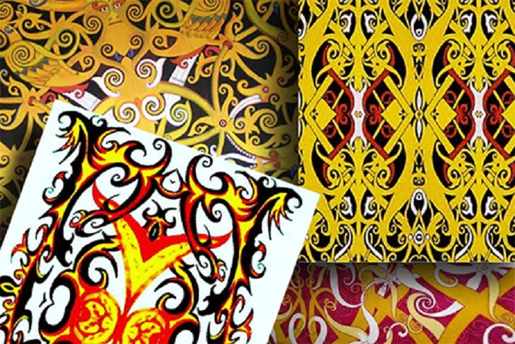 Batik Motif Khas Dayak