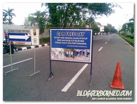 Car Free Day Area Pontianak Kalimantan Barat