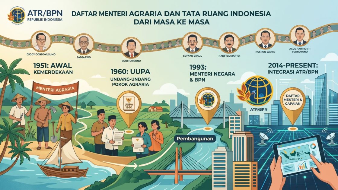 Daftar Menteri Agraria