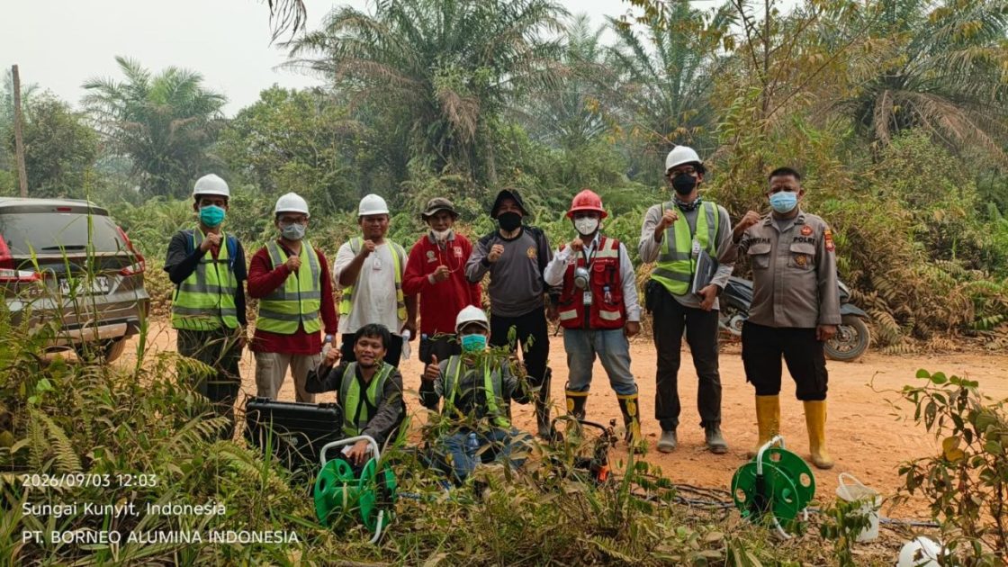 Joko Sampurno Sedang Berada di Lokasi PT Borneo Alumina Indonesia