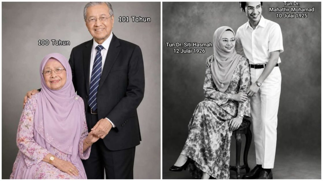 Tun Dr Mahathir dan Tun Dr Siti Hasmah