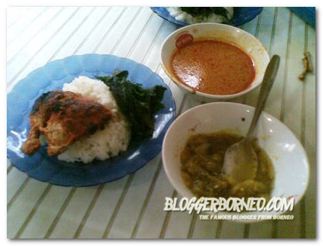 Menu Ayam Bakar Rumah Makan Mak Etek Menara Pontianak
