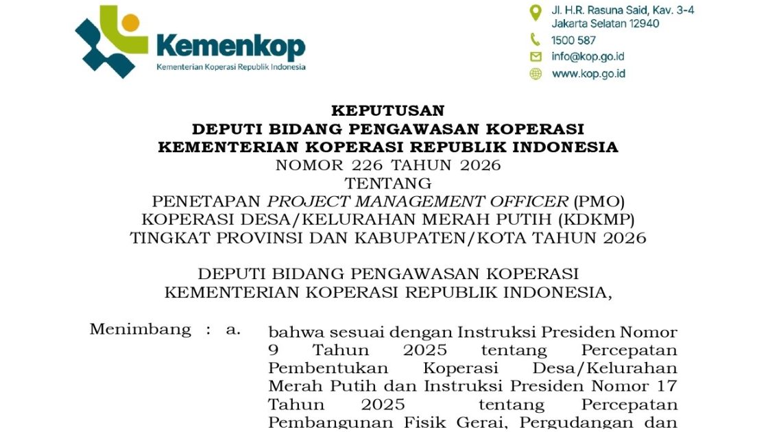 SK PMO KDKMP 2026