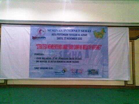 Seminar Internet Sehat Pontianak 1