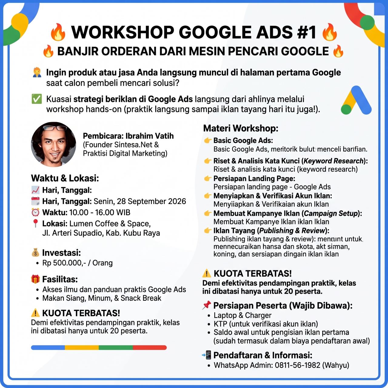 Workshop Google Ads 1 Komlit Digital BBN