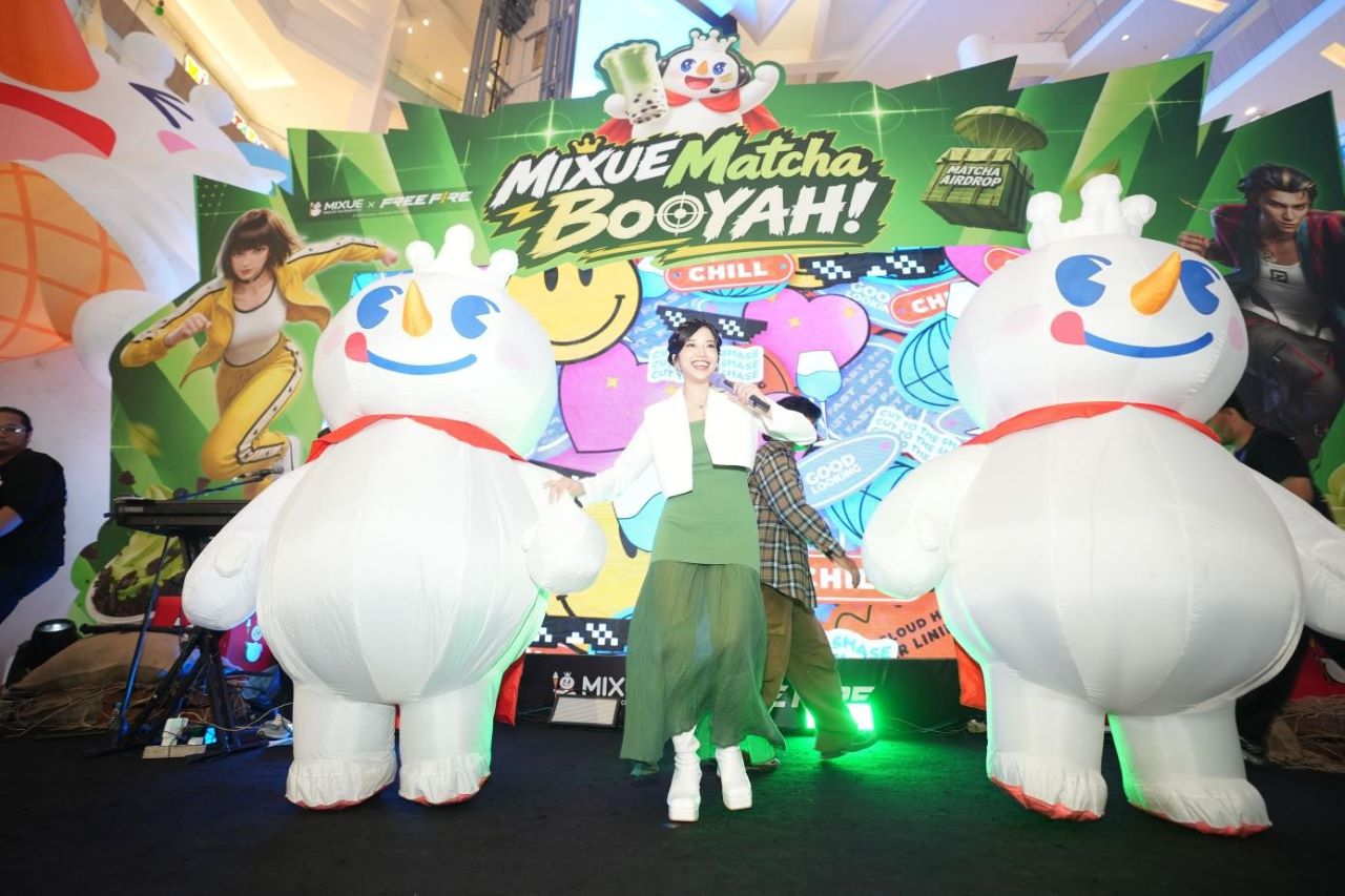 Mixue Matcha Booyah Series di Gandaria City Mall