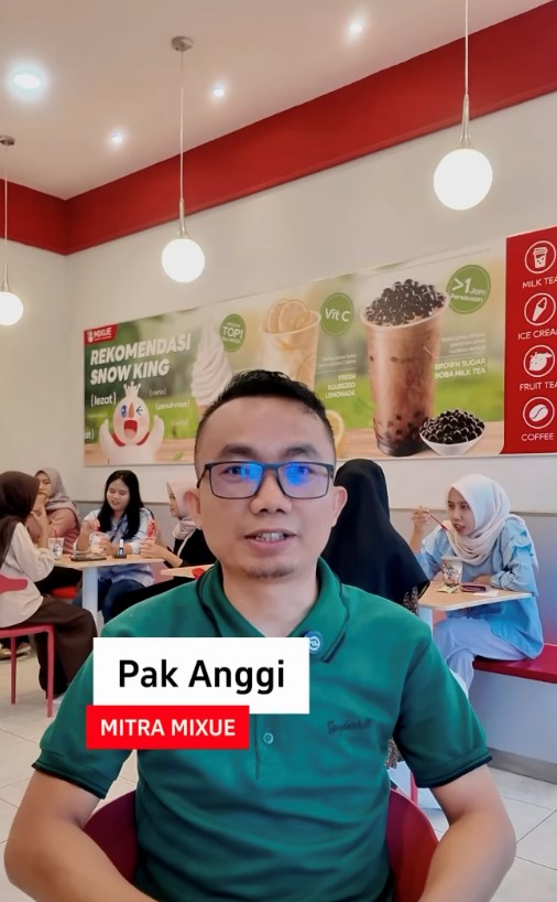 Pak Anggi Pemilik Mitra Mixue